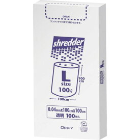 【メーカー在庫あり】 PBSNL オルディ(株) オルディ ポリバッグシュレッダー用ゴミ袋BOX L 0.04mm 透明 PBS-NL JP店