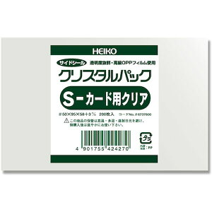 y[J[݌ɂz ()VW} HEIKO OPP NX^pbN S J[hpNA 200 006737800 JPX