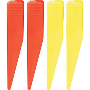 【メーカー在庫あり】 シンワ測定(株) シンワ 標尺クリップ 巾60mm用 赤・黄 各2個入 74192 JP店