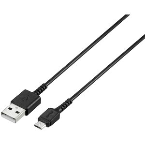 y[J[݌ɂz USB2.0P[u(Type-A to microB) X 3.0m ubN BSMPCMB130BK JPX