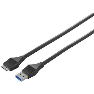 y[J[݌ɂz jo[TRlN^[ USB3.0 A to microB P[u 3.0m ubN BSUAMBU330BK JPX