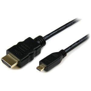 y[J[݌ɂz fBXvCϊP[u/Micro HDMI - HDMI 1.4/1m/4K30Hz/ubN/rfIRo[^[ HDADMM1M JPX