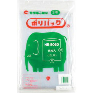 【メーカー在庫あり】 矢崎化工(株) YAZAKI ポリ袋 ポリパック3号 40冊 HE-5060 ケース 透明 HE5060 JP店