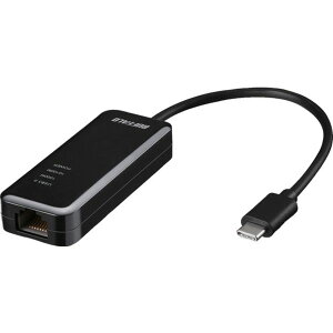 【メーカー在庫あり】 LUA5U3CGTEBK Giga対応 Type-C USB3.2(Gen1)用LANアダプター ブラック LUA5-U3-CGTE-BK JP店