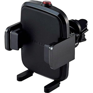 �y���[�J�[�݌ɂ���z PCARS12BK �ԍڃA�N�Z�T���[ �X�}�z�X�^���h �����^�b�`�z���_�[ �G�A�R�����[�o�[��t�^�C�v �u���b�N P-CARS12BK JP�X