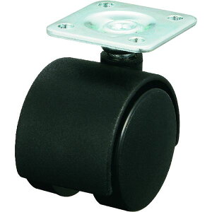 【メーカー在庫あり】 PT40G プレート式 自在 双輪キャスター ナイロン 車輪径40mm OTHERS PT型 取付寸法25.4×25.4 PT-40G JP店