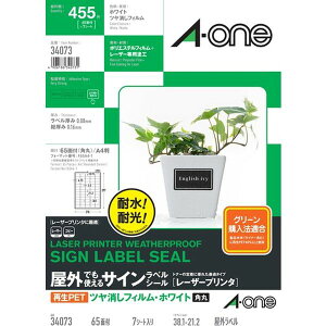 �y���[�J�[�݌ɂ���z �G�[���� ���O�ł��g����T�C�����x���V�[���m���[�U�[�v�����^�n�Đ�PET40�� �c�������t�B�����E�z���C�g A4 65�� 34073 JP�X