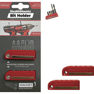 �y���[�J�[�݌ɂ���z BHMW18RED2 StealthMounts�� �X�e���X�}�E���g �}�O�l�b�g�r�b�g�z���_�[(2����)�u���b�N BH-MW18-RED-2 JP�X
