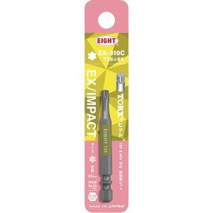 �y���[�J�[�݌ɂ���z �g�[�V�����r�b�g EX/IMPACT TORX�J���[�r�b�g�P�i T25×65mm �����a9mm��13mm EA-310C T25 X 65 JP�X