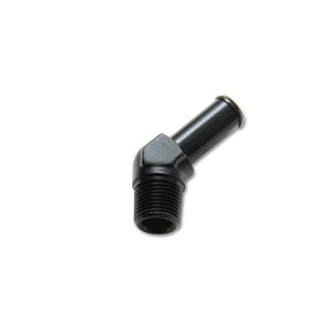 �yUSA�݌ɂ���z Vibrant 1/2 NPT to 5/8in Barb �X�g���[�g �t�B�b�e�B���O 45 Deg �A�_�v�^�[ �A���~�j�E�� vib11223 JP�X