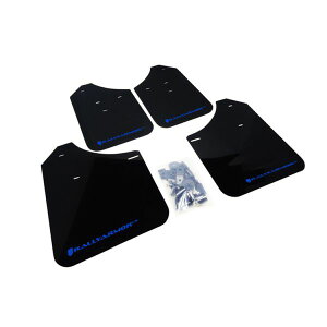 �yUSA�݌ɂ���z Rally Armor 02�N-07�N �X�o�� WRX/STI/RS/2.5i (Wagons Req. Mod.) �u���b�N UR Mud Flap w/ �u���[ Logo ralMF1-UR-BLK/BL JP�X