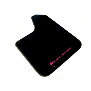 �yUSA�݌ɂ���z Rally Armor Universal Fit (No Hardware) Basic �u���b�N Mud Flap w/ Pink Logo ralMF12-BAS-BCPK JP�X