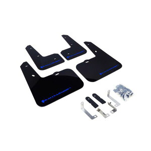 �yUSA�݌ɂ���z Rally Armor 12�N-18�N Hyundai Veloster �u���b�N UR Mud Flap w/ �u���[ Logo ralMF24-UR-BLK/BL JP�X