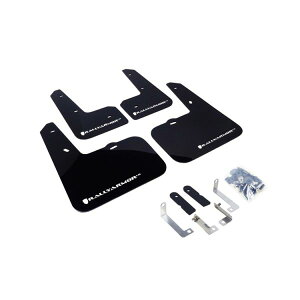 �yUSA�݌ɂ���z Rally Armor 12�N-18�N Hyundai Veloster �u���b�N UR Mud Flap w/ White Logo ralMF24-UR-BLK/WH JP�X