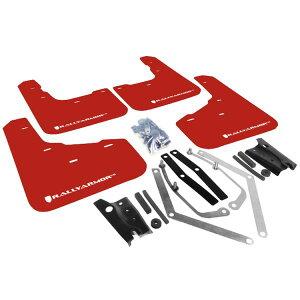 �yUSA�݌ɂ���z Rally Armor 13�N-19�N USDM �t�H�[�h Fiesta ST ���b�h UR Mud Flap w/ White Logo ralMF29-UR-RD/WH JP�X