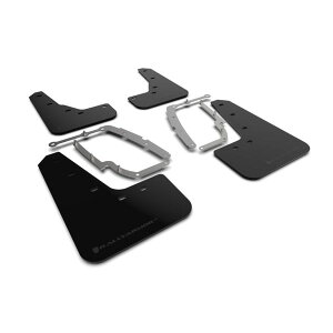 �yUSA�݌ɂ���z Rally Armor 17�N-22�N Tesla Model 3 �u���b�N UR Mud Flap - Metallic �u���b�N Logo ralMF62-UR-BLK/MBK JP�X
