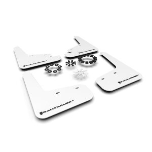 �yUSA�݌ɂ���z Rally Armor 20�N-22�N Tesla Model Y White UR Mud Flap w/ �u���b�N Logo ralMF72-UR-WH/BLK JP�X