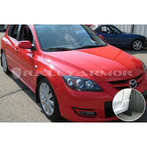 �yUSA�݌ɂ���z Rally Armor 04�N-09�N �}�c�_3/Speed3 Basic Black Mud Flap w/ Black Logo ralMF9-BAS-BLK JP�X