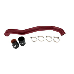 �yUSA�݌ɂ���z Wehrli 11�N-16�N �V�{���[ 6.6L LML Duramax Driver Side 3in �C���^�[�N�[���[�p�C�v WCFab ���b�h wcfWCF100353-RED JP�X