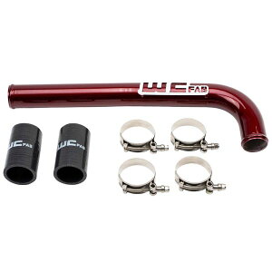 �yUSA�݌ɂ���z Wehrli 10�N-18�N Dodge 6.7L Cummins (Non 13�N-15�N w/Dual Rads/Twin CP3) �A�b�p�[ �N�[�����g�p�C�v WCFab ���b�h wcfWCF100517-RED JP�X