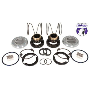 �yUSA�݌ɂ���z Yukon Gear Hardcore Locking Hub Set For GM 8.5in �t�����g & Dana 44 / 19 Spline yukYHC70007 JP�X