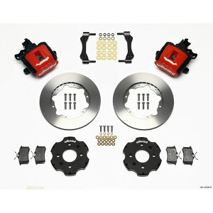 �yUSA�݌ɂ���z Wilwood Combination �p�[�L���O�u���[�L Rear Kit 11.00in Red Civic / Integra Disc 2.39 Hub Offset wil140-10206-R JP�X
