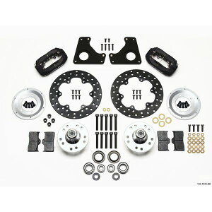 �yUSA�݌ɂ���z Wilwood Forged Dynalite �t�����g Drag Kit Drilled Rotor 79-87 GM G Body wil140-1033-BD JP�X