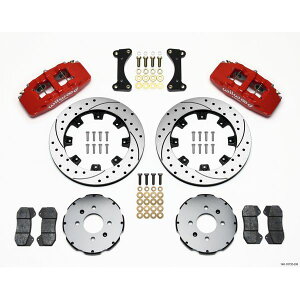 yUSA݌ɂz Wilwood Dynapro 6 tg Hat Kit 12.19in Drilled Red 94-01 Honda/Acura w/262mm Disc wil140-10735-DR JPX