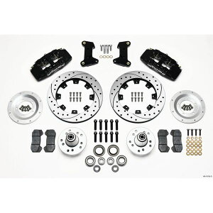 �yUSA�݌ɂ���z Wilwood Dynapro 6 �t�����g Hub Kit 12.19in Drilled 74-80 Pinto/Mustang II Disc Spindle only wil140-10742-D JP�X