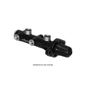 �yUSA�݌ɂ���z Wilwood Tandem Remote Master Cylinder - 1in Bore �u���b�N wil260-14243-BK JP�X
