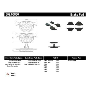 �yUSA�݌ɂ���z StopTech �p�t�H�[�}���X 01�N-07�N BMW M3 E46/00�N-04�N M5/04�N-09�N X3/00�N-06�N X5/1/06�N-09�N Z4/9/00�N-07�N 330 / sto309.06830 JP�X
