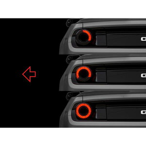 �yUSA�݌ɂ���z Raxiom 15�N-22�N �t�H�[�h Mustang Halo LED Tail ���C�g - Gloss �u���b�N Housing (�X���[�Nd Lens) rax393827 JP�X