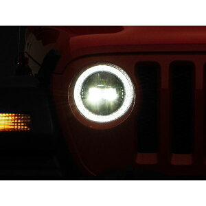 �yUSA�݌ɂ���z Raxiom 18-22 Jeep �����O���[ JL/JT Axial Series LED Headlights- Black Housing (Clear Lens) raxJ133763 JP�X