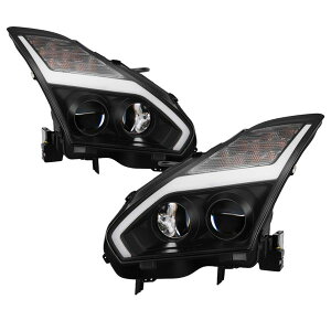 yUSA݌ɂz Spyder Y GTR R35 09N-14N - vWFN^[ wbhCg - DRL LED ubN spy5085696 JPX