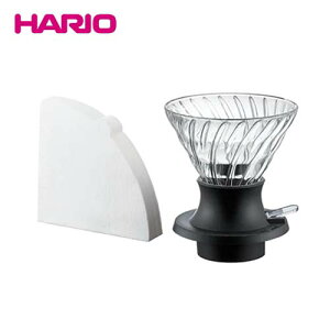 【コーヒー器具】ハリオ 浸漬式ドリッパー スイッチ 2杯用 SSD-200-B hario コーヒードリッパー コーヒーメーカー ガラス アウトドア キャンプ