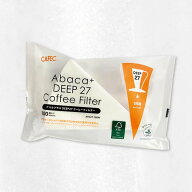 【コーヒー器具】アバカプラス DEEP27 コーヒーフィルター 1杯用 100枚入 AFD27-100W（フラワードリッパ…