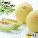 《予約開始》青森県産 アムさんメロン 1玉入（秀品） 送料無料 つがりあん メロン メロン アムあん ギフト お中元 御中元 夏 ギフト 弘果 お見舞い 最 高級 お取り寄せ 青森 販売【6月下旬～7月中旬 ご予約順にて順次発送※配送指定不可※】