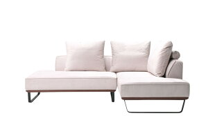 カウチソファー 3人掛け フェザー入り 撥水加工 ソファセット ソファー 3点セット 天然木 金属脚 アイアン脚 l字 ソファ カウチソファ 4人掛け コーナーソファ 3P 4P おしゃれ ローバック モダ