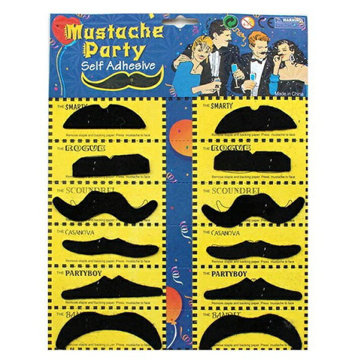 楽天市場 ひげ12個セット コスプレ パーティー 宴会 忘年会 余興 ひげダンス つけひげ パーティーグッツ パーティーグッツ 面白 定形外郵便 送料無料 代引不可 Hiro Land