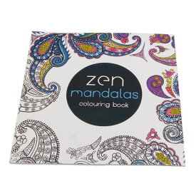 塗り絵 Zen mandalas 大人のぬりえ 曼荼羅 マンダラ[ゆうパケット発送、送料無料、代引不可]