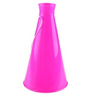 全長23cm ミニサイズ メガホン 《ピンク》 野球 スポーツ 運動会 応援 コンパクト メガフォン プラスチッ…