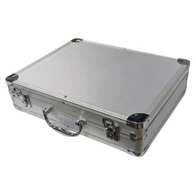 アタッシュケース 《シルバー》 アルミ合金 アルミケース ビジネス ブリーフケース バッグ[送料無料(一部地域を除く)]