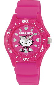 シチズン CITIZEN Q&Q 腕時計 Hello Kitty (ハローキティ) ダイバー アナログ表示 10気圧防水 ピンク VQ75-430 レディース[時計][ギフト][定形外郵便、送料無料、代引不可]