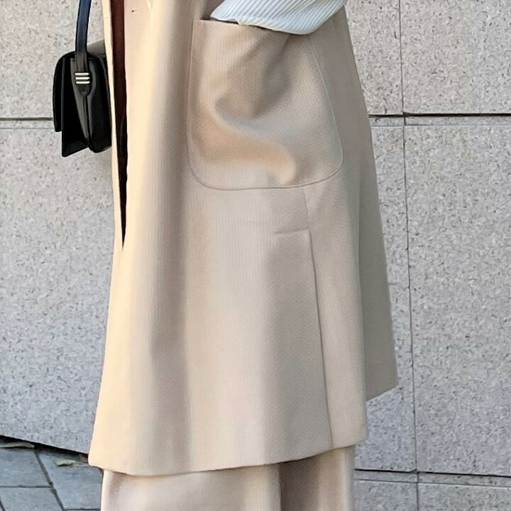楽天市場】シルクウール スカートスーツ ロング ジレ ソフト プリーツ 