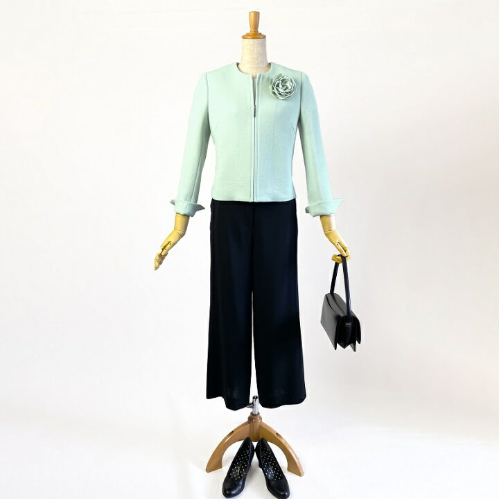 楽天市場】ウール100% ダブルジョーゼット ぺパーミント コサージュ  