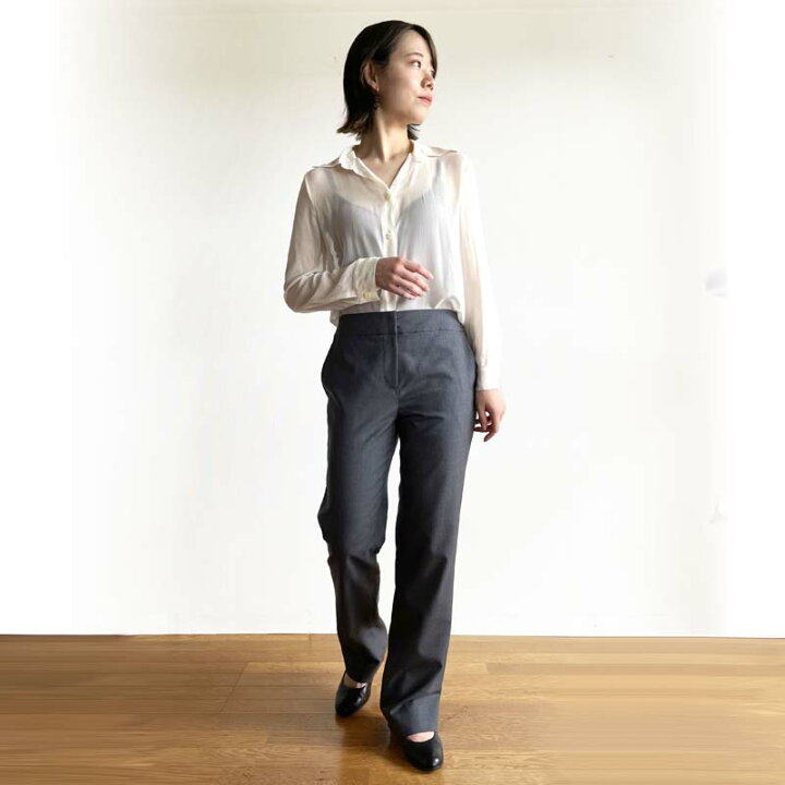 楽天市場】ウール100% 強撚 二重織 ロングテーラード ジャケット 