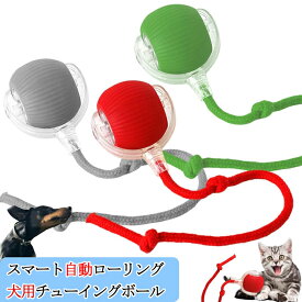 チューイ ウイルス ローリング ボール 犬 おもちゃ 犬 ボール 動く電動 玩具 自動 犬用チューイ ボール チューイ スマート自動ローリング ペット ボール インタラクティブな猫ボールおもちゃ USB 充電付き自動 360 度回転ローリング ボール