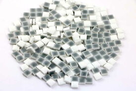 タイル モノトーン2色MIX タイル ミックス 内容量240g モノトーン2色 クラフトタイル かわいいタイル クラフト DIY リフォーム タイルアート ビビットカラー （モノトーン2色MIX）