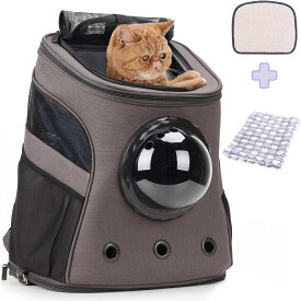 『楽天1位』大型ペットバックパックポータブルスペースカプセル通気性ウィンドウ猫キャリア犬バッグペット製品