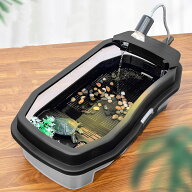 『楽天1位』亀水槽 爬虫類 亀の水槽 飼育ケース 飼育区域あり 亀用水槽 亀ケージ カメ 大きい ボックス …